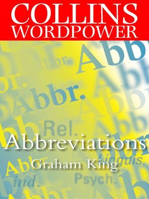 cover image of Abbreviations (Collins Word Power)